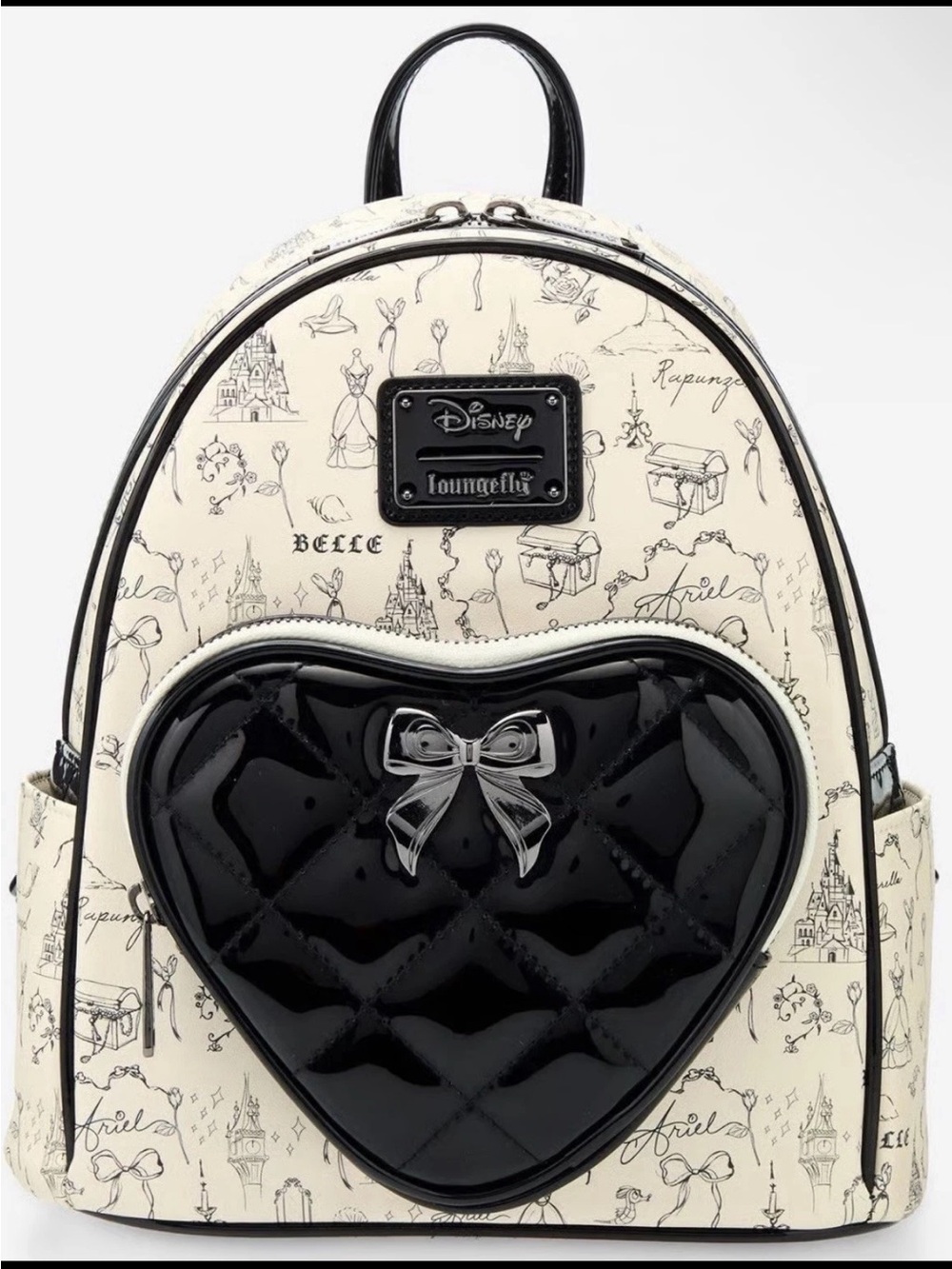Disney Loungefly Backpack Belle Heart Bow